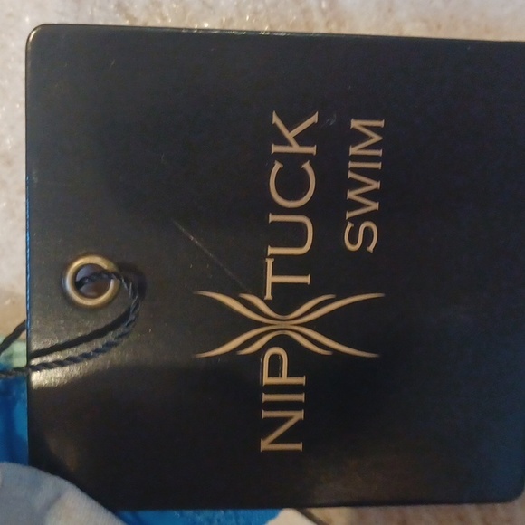 NWT Niptuck Swim Blue Floral Bikini Bottoms - Picture 6 of 8